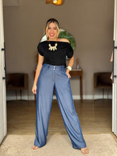 Calça Pantalona Tencel