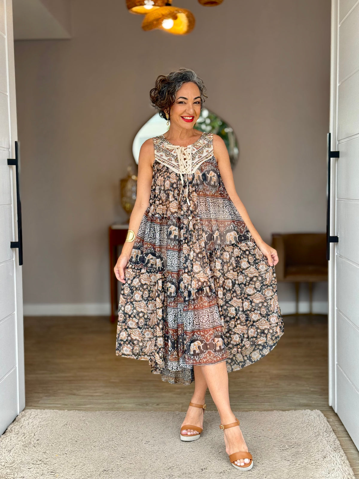 Vestido Indiano Tule