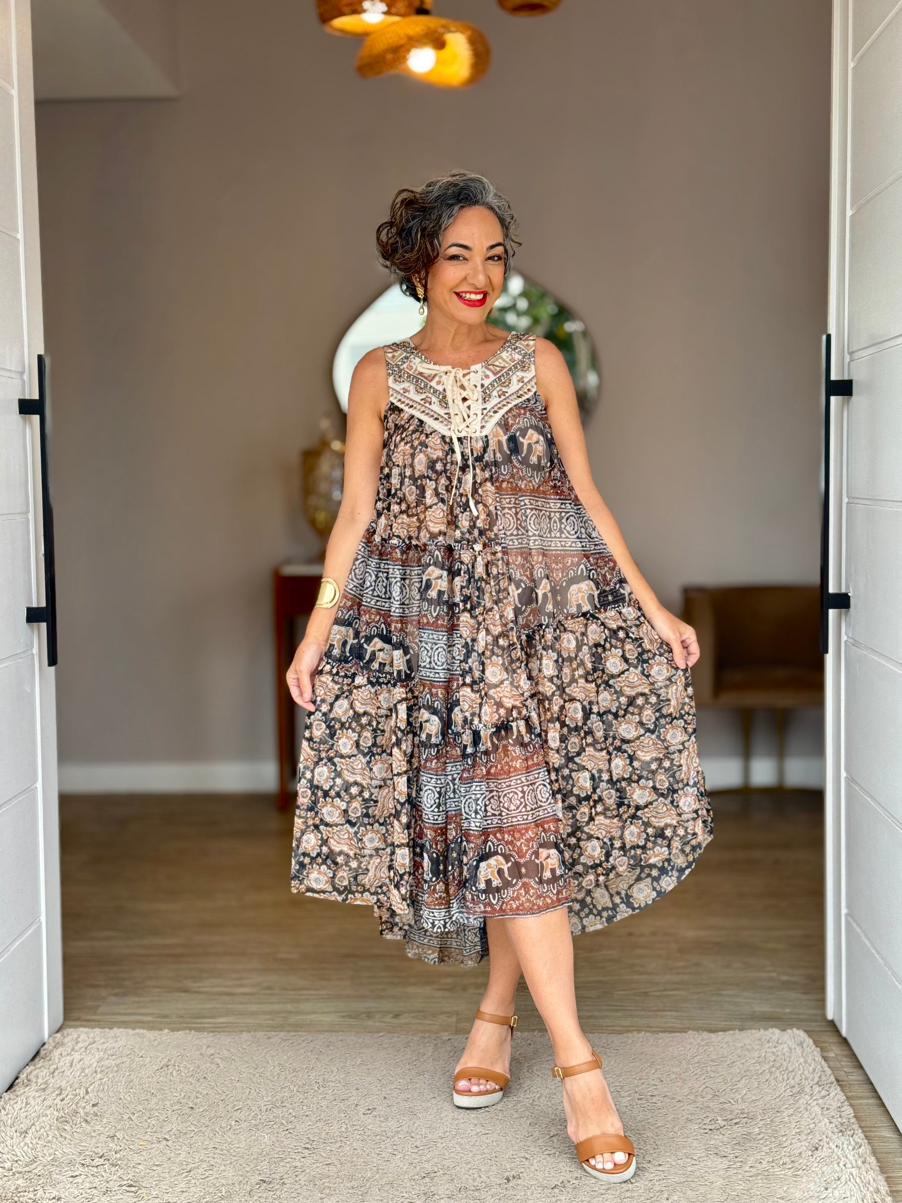 Vestido Indiano Tule