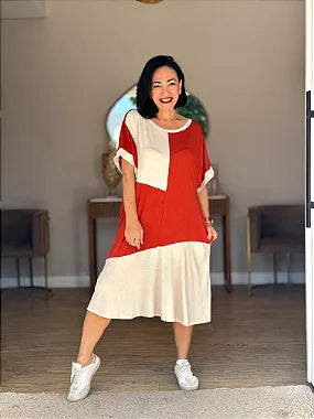 Vestido Bicolor