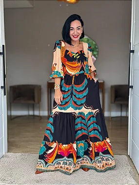 Vestido Tropical - #DESCONTÃO PROGRESSIVO