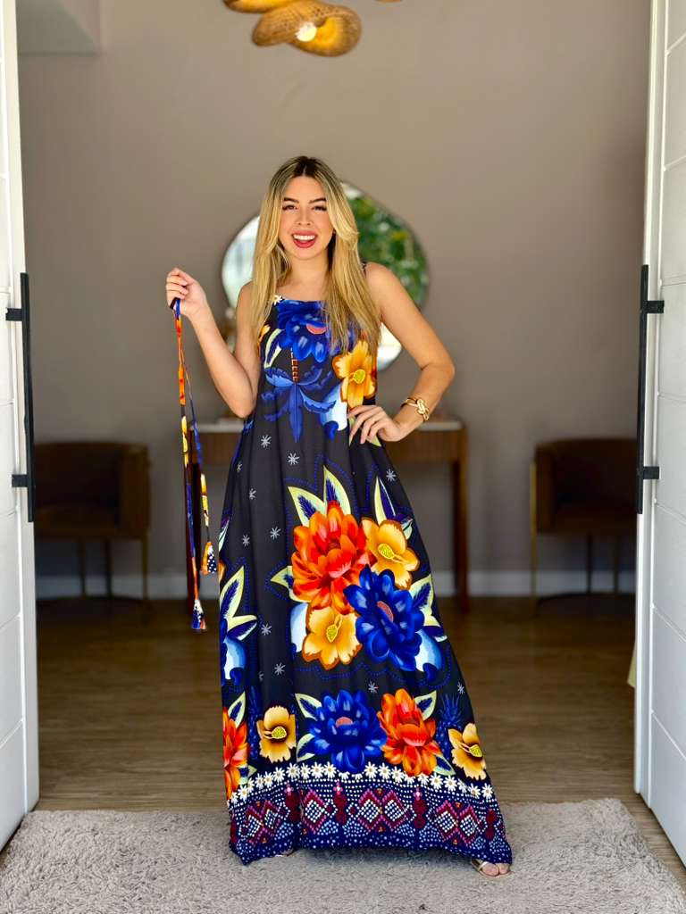 Vestido Floratta Trapézio