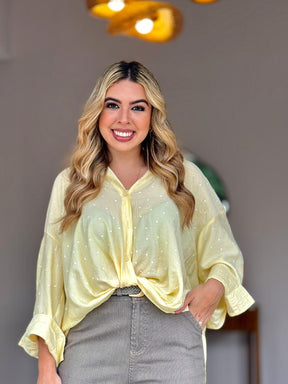 Camisa Over Poá