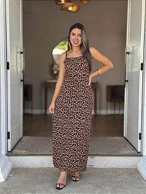 Vestido Animal Print - #DESCONTÃO PROGRESSIVO