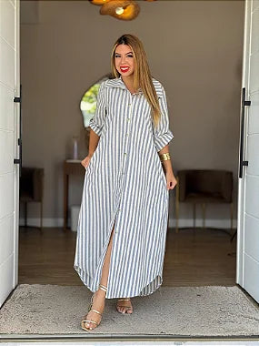 Chemise Linho Algodão