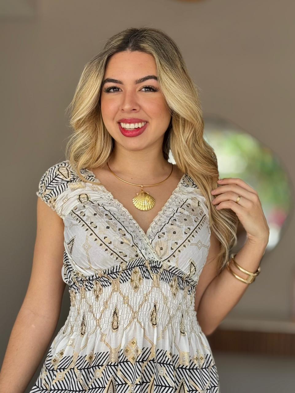 Vestido Indiano Ciganinha