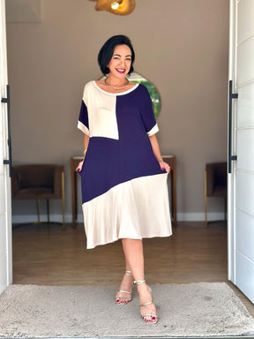 Vestido Bicolor