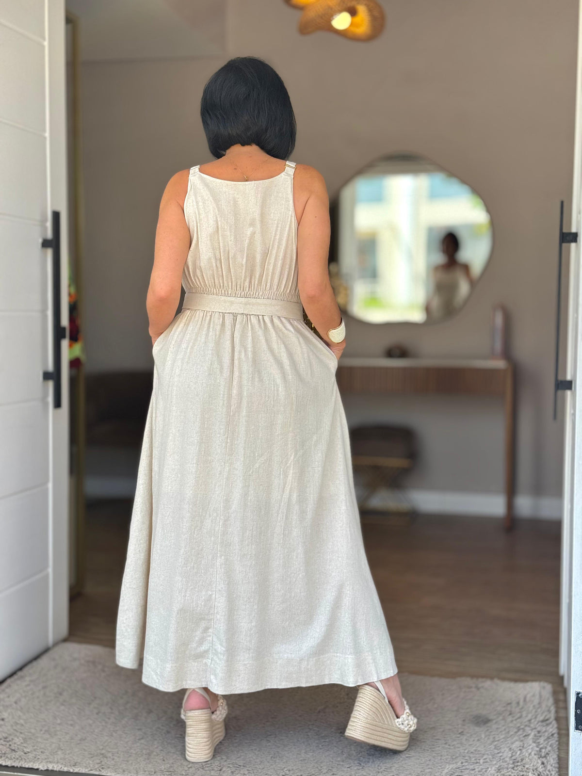 Vestido Linho Plus