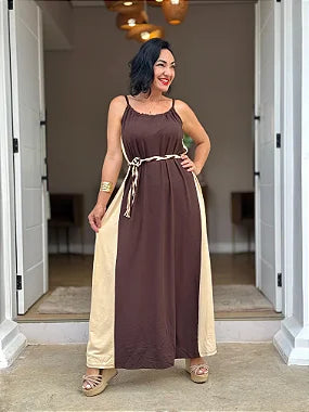 Vestido Cordas - #DESCONTÃO PROGRESSIVO